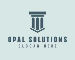 Professional Firm Pillar logo design