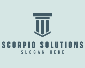 Professional Firm Pillar logo design