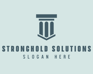 Professional Firm Pillar logo design