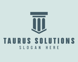 Professional Firm Pillar logo design