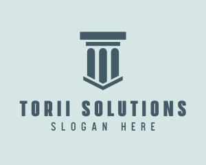 Professional Firm Pillar logo design