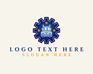 Truck - Truck Gear Logistics logo design