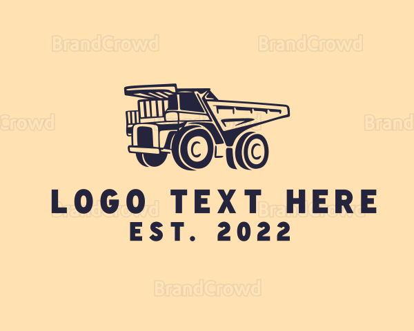 Heavy Duty Dump Truck Logo