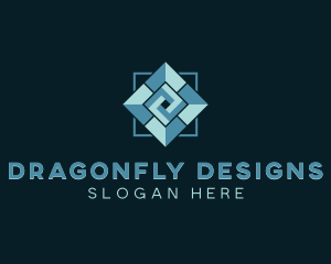 Floor Tiling Interior Design logo design