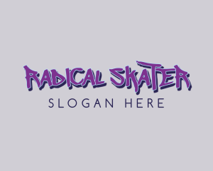 Skater - Graffiti Street Skater logo design