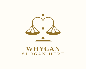 Heart - Gold Justice Law Firm logo design