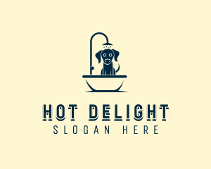 Shower Dog Grooming logo design