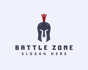 Combat - Spartan Helmet Warrior logo design