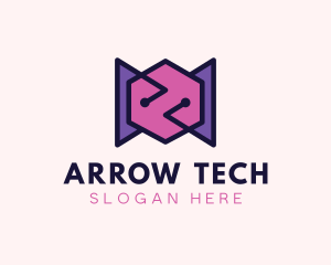 Computer Circuit Tech logo design