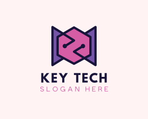 Computer Circuit Tech logo design