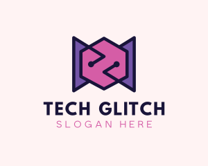 Computer Circuit Tech logo design