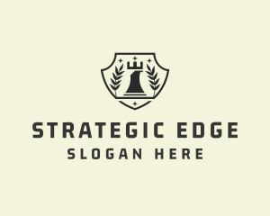 Strategy - Rook Chess Team logo design