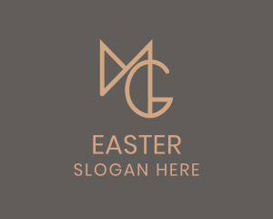 Commercial - Geometric Letter M & G logo design