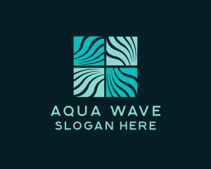 Creative Waves Window logo design