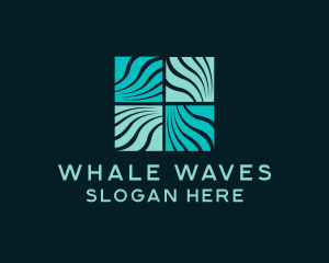 Creative Waves Window logo design