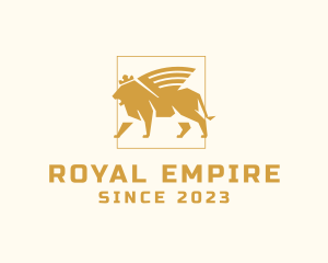 Royal Luxury Lion logo design