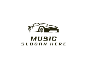 Sports Car Transportation Logo