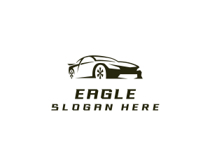 Racer - Sports Car Transportation logo design