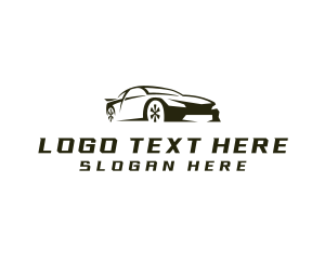 Transportation - Sports Car Transportation logo design