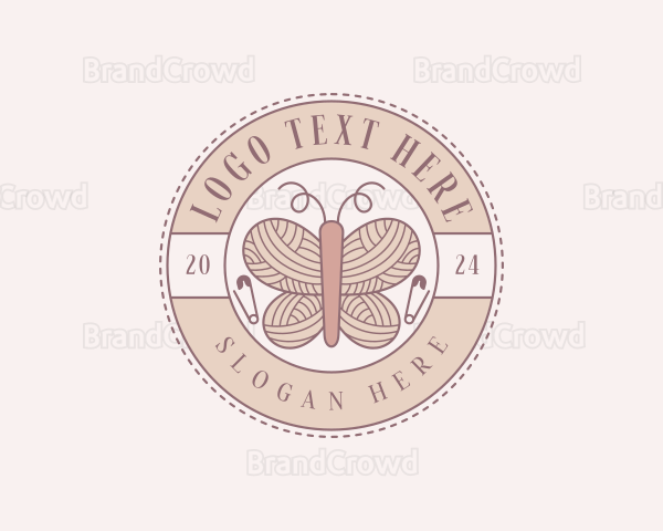 Butterfly Handcrafted Crochet Logo