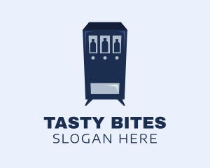 Snacks - Milk Bottle Dispenser logo design