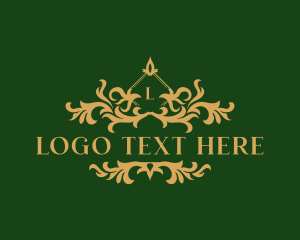 Classic - Regal Wedding Event logo design