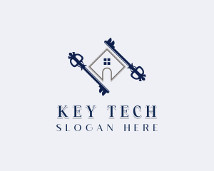 Residential Property Key logo design