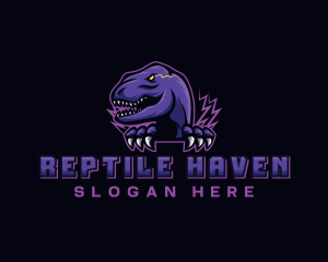 Wild Raptor Dinosaur logo design