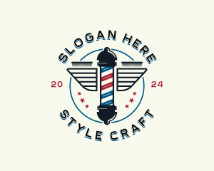 Hairstyling - Barber Comb Hairstyling logo design
