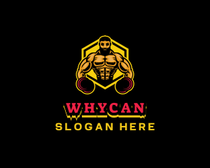 Bodybuilding - Muscle Fitness Gym logo design