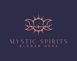 Mystic Lunar Astrology logo design