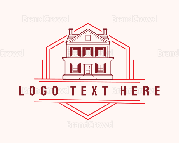 Residential Mansion Property Logo