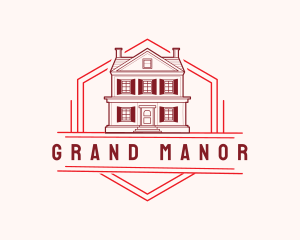 Residential Mansion Property Logo