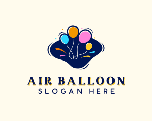 Balloon - Party Balloon Confetti logo design