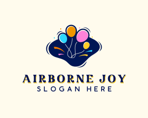 Balloon - Party Balloon Confetti logo design