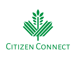 Citizenship - Green Maple Leaf logo design