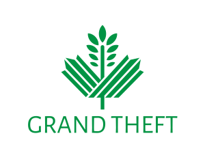 Canada - Green Maple Leaf logo design