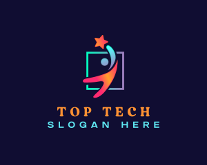 Top - Professional Man Leader logo design