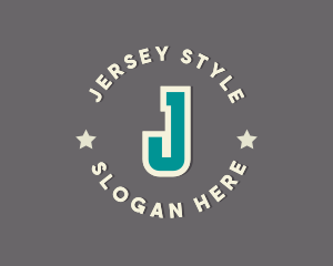 Jersey - Retro Athlete Sport Apparel logo design