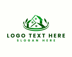 Residential House Landscaping logo design