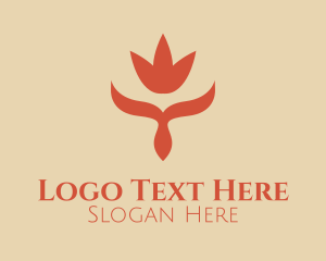 Stamp - Minimalist Flower Deco logo design