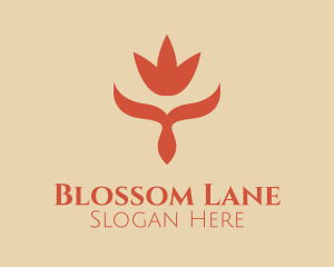 Minimalist Flower Deco logo design