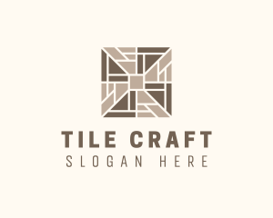 Geometric Floor Tiling logo design