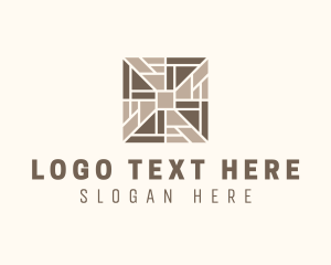 Brick - Geometric Floor Tiling logo design