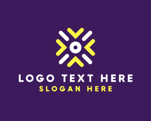 Tribal - Abstract Generic Pattern Letter X logo design