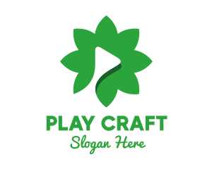 Flower Media Player logo design