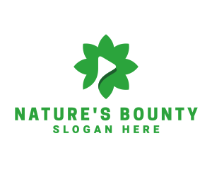 Nature Play Button logo design