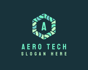 Hexagonal Tech Software logo design