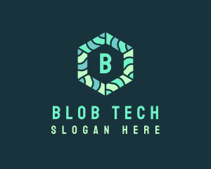 Hexagonal Tech Software logo design