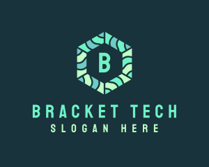 Hexagonal Tech Software logo design